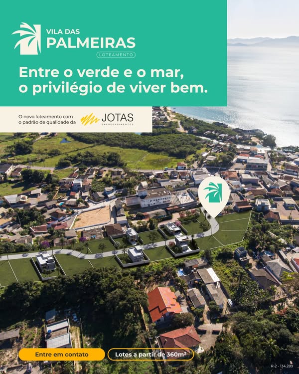 Vista aérea do Vila das Palmeiras